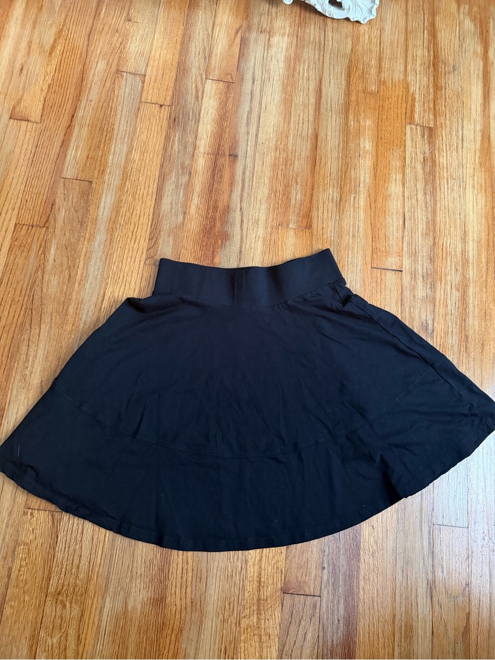 PACT 100% organic cotton | Black Flared Women's Skirt - Classic A-Line